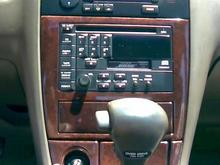 wood trim and leather