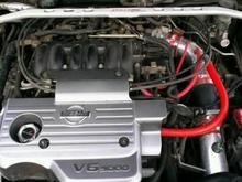 VQ30DE
INJEN Cold-Air Intake
JWT S1 Cams
STILLEN Strut Bar