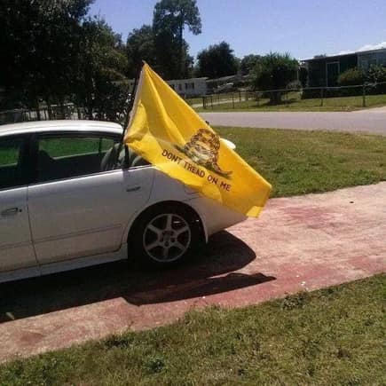Her first flag