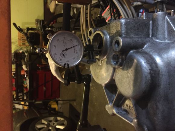 Input shaft clearance is .050”. This correspond to