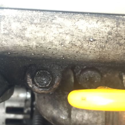 As you can see its on the bolt...