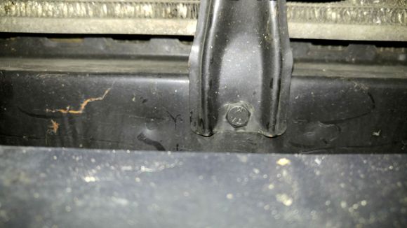 Radiator support in great condition! You know how these cars get...