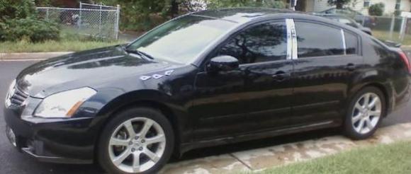 windows tinted and chrome door pillars