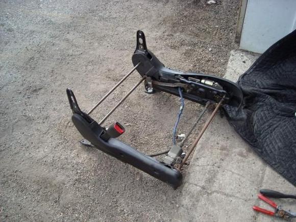 the driver seat frame