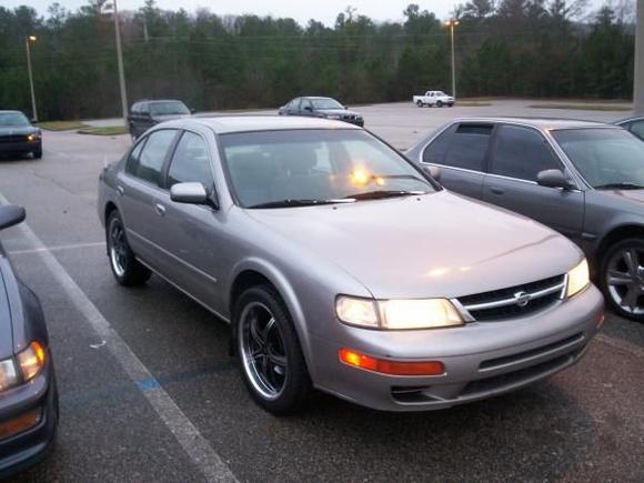 my car in parking lot