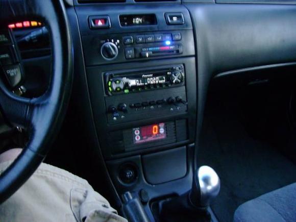 Shift_Fast control panel, MSD #8969 RPM switch, and custom shifter.
