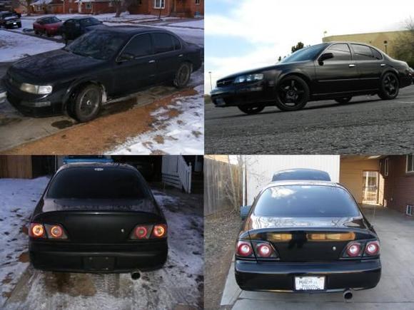 Before &amp; After 2 - Drivers Side and Rear End