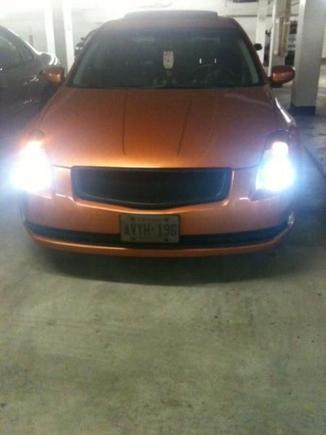 CF Blacked out headlights