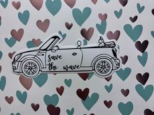 Convertible Save the Wave sticker