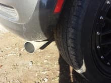 Side ported exhaust mod.. By previous owner.