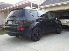 Blacked out rear