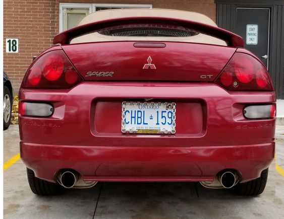 Looks sharp with Dual Exhaust