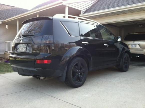 Blacked out rear