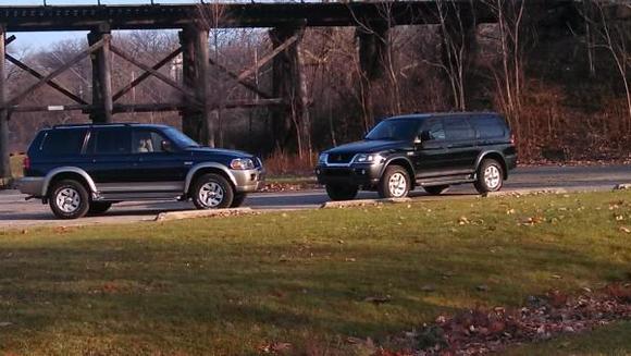 My 02 montero sport and my friends 2000 montero sport