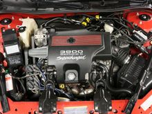 Detailed engine even includes the rare "Supercharged" cover.