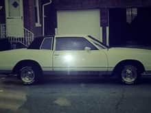 Brooklyn days. 1984 Monte Carlo. Picture taken in early 90s.