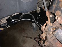 New Control Arm (I used Dorman electrical zip ties to hold the cables to the new control arm)