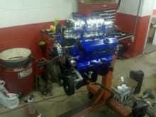 engine complete out of car