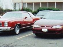 My grandpa's 2000 Monte Carlo LS aside my (his former) Monte Carlo.