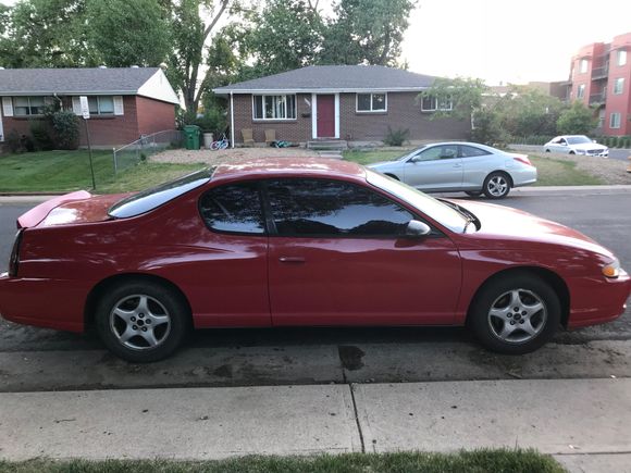 Painted the trim at the bottom