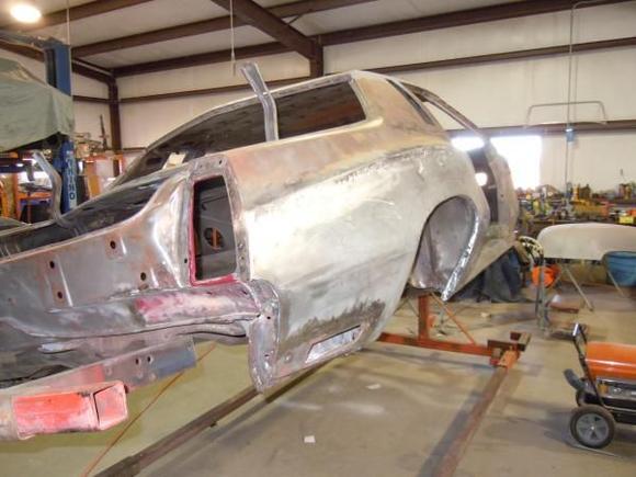 New right rear quarter panel installed and replaced right rear tail light