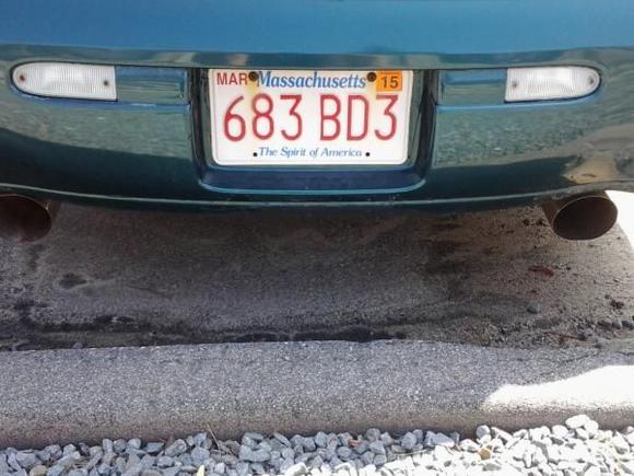 Custom exhaust put in by previous owner