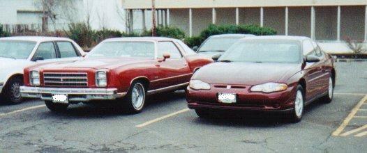 My grandpa's 2000 Monte Carlo LS aside my (his former) Monte Carlo.