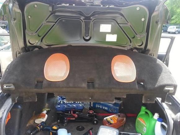 rear deck painted