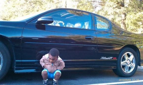 My big boy Noah, next to his ride.