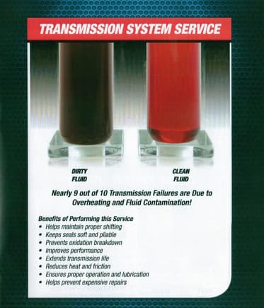 this is what the Transmission fluid looks like.  
