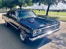 just purchased this 67 gtx,my bucket list car.i wish it had the stock motor,but was rotisserie restored,so i will have to live with the 6 mpg i guess.gets looks and coments where ever i go.
