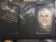 The hood of my midnite express in memory of my father