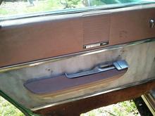 door panels shot