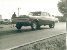 my street driven 64 max at the strip on weekends. has 65
front,64 damaged.those were the days..many of you re-
member I am sure!!!  7.08 in 1/8     11's in 1/4