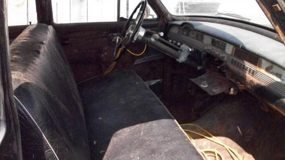 The interior after I cleared out all of the old carpet, tore down the headliner and dusted the seat a little. She still has a ways to go, but she's worth it :)