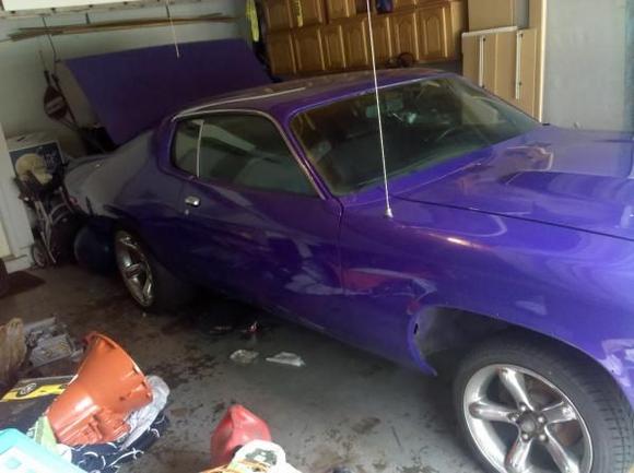 Side view with the Plymouth Prowler wheels