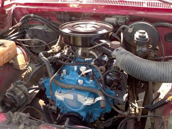 Engine installed, almost everything reinstalled too