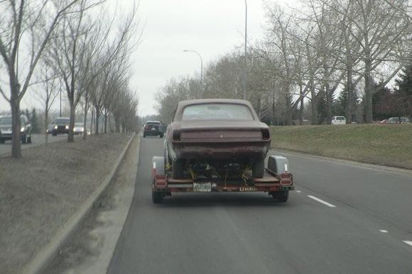 SDC10925 car bought &amp; on the trailer home