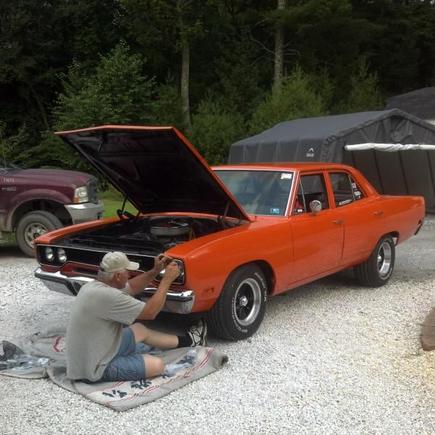 the beast is re-awakened! getting put back together after the gorgeous Vitamin C paint!