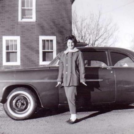 First Mopar - 56 Plym Savoy - While in High School -- The Girl is now My Wife.