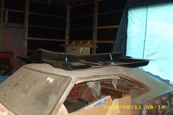 new floor pan(on top the 69 whooops)