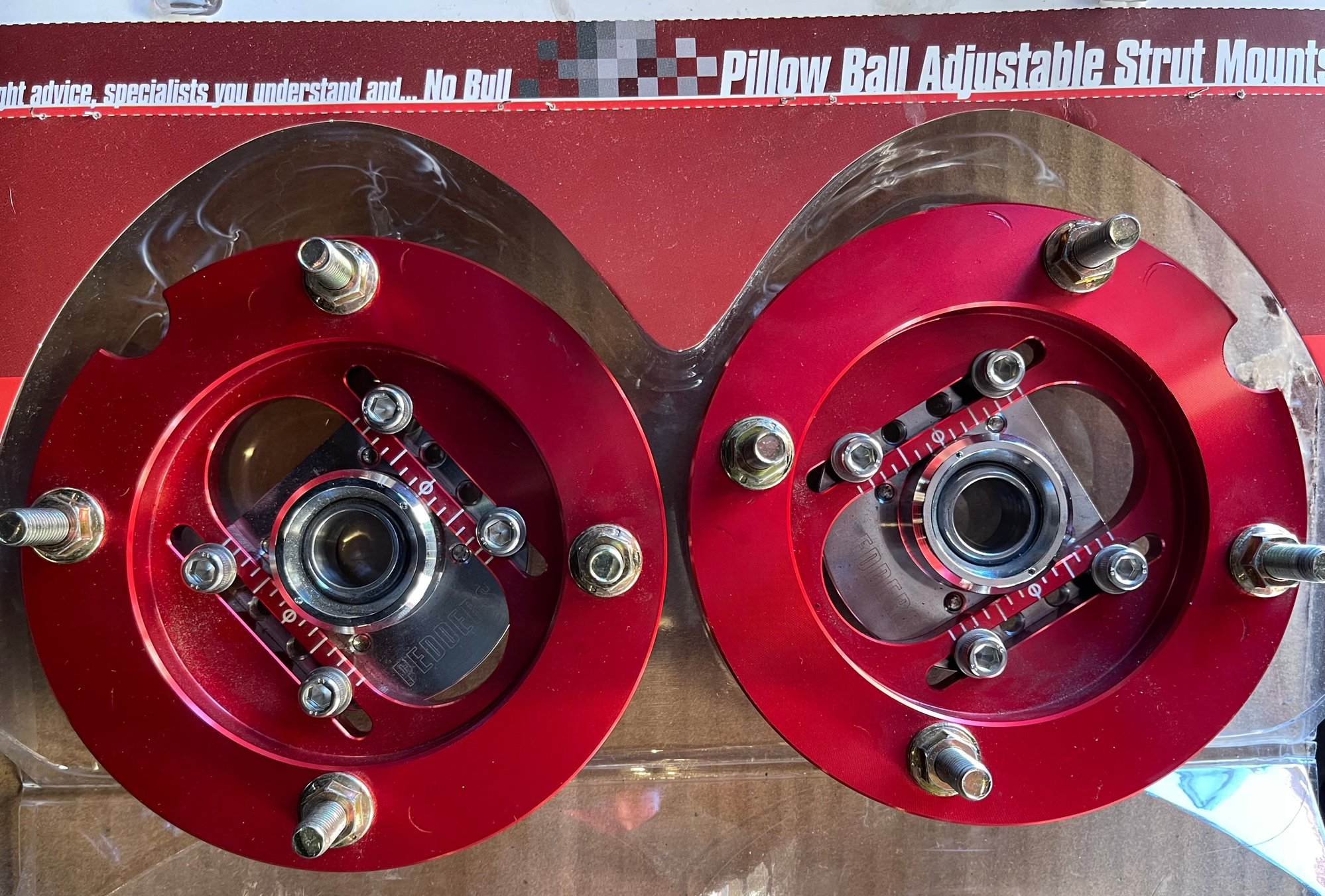 Steering/Suspension - 2005-2014  S197 Mustang Pedders SportsRyder eXtreme XA Pillow Ball Camber Plates - Used - 2005 to 2014 Ford Mustang - Arcadia, CA 91007, United States