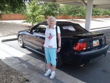 Granny likes Me Stang as well... 😉