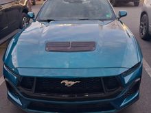 2026 Ford Mustang GT  --  6spd manual & painted Adriatic Blue. 