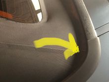 Pour water here and it leaks at same spot on inside.