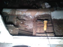 started removing floor pans