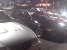 My car next to Mini me at the races