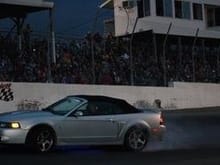 burnout on the oval