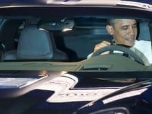 Obama Hits Up the DC Auto Show, Checks Out the GT500