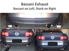 Bassani Exhaust vs Stock